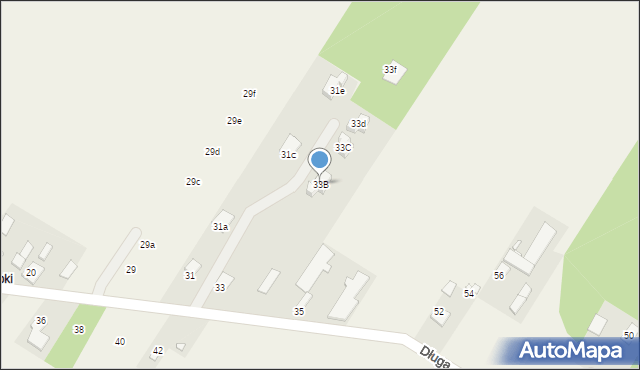 Przypki, Północna, 33B, mapa Przypki