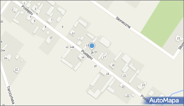 Przypki, Postępu, 15, mapa Przypki