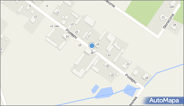 Przypki, Postępu, 18, mapa Przypki