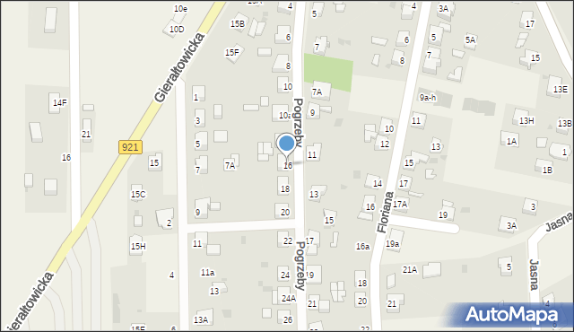 Przyszowice, Pogrzeby, ks., 16, mapa Przyszowice
