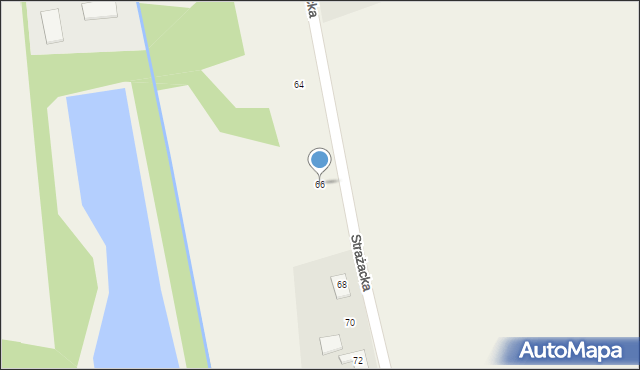 Psary, Powstańców, 66, mapa Psary