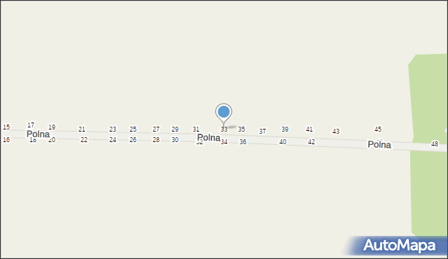 Psucin, Polna, 33, mapa Psucin