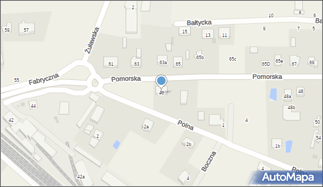 Pszczółki, Pomorska, 46, mapa Pszczółki
