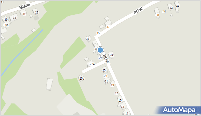 Pszów, POW, 27, mapa Pszów