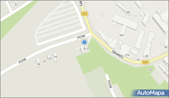 Pszów, POW, 41, mapa Pszów