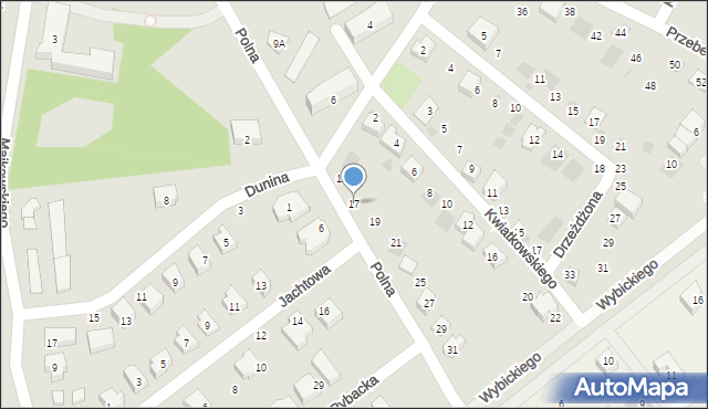 Puck, Polna, 17, mapa Puck