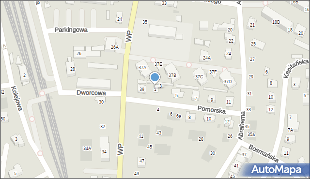 Puck, Pomorska, 1, mapa Puck