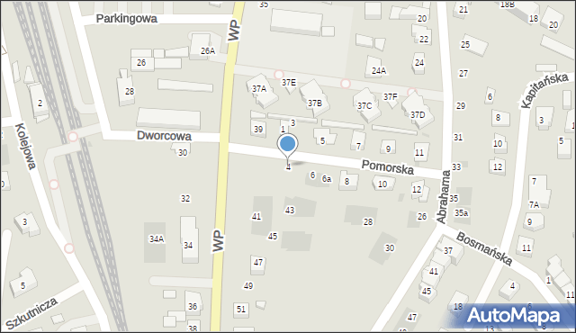 Puck, Pomorska, 4, mapa Puck