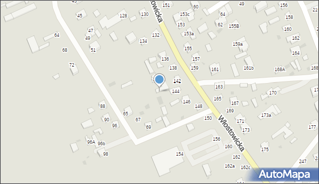 Puławy, Powiśle, 63, mapa Puław