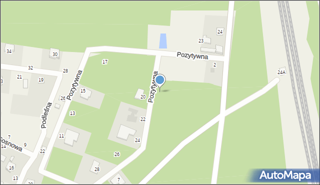 Pustkowa Góra, Pozytywna, 33, mapa Pustkowa Góra