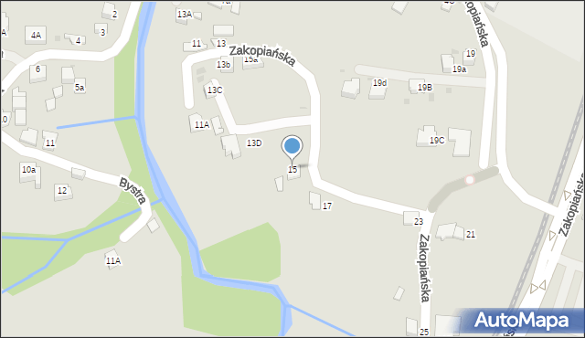 Rabka-Zdrój, Podhalańska, 15, mapa Rabka-Zdrój