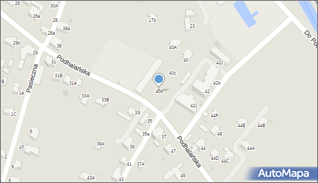 Rabka-Zdrój, Podhalańska, 40d, mapa Rabka-Zdrój