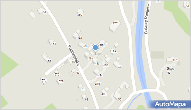 Rabka-Zdrój, Podhalańska, 4f, mapa Rabka-Zdrój