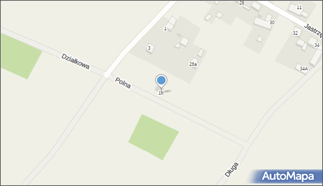 Rachów, Polna, 1b, mapa Rachów