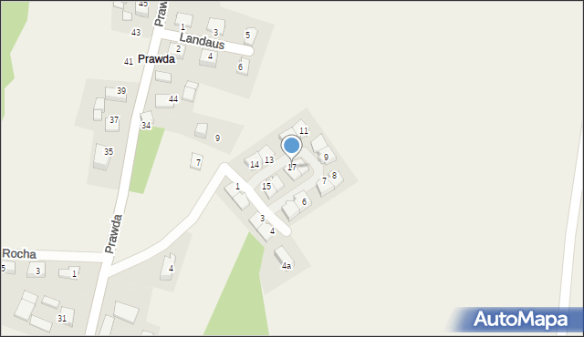 Raciborowice, Pod Akacjami, 17, mapa Raciborowice