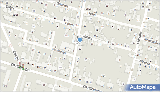 Radom, Polna, 14, mapa Radomia