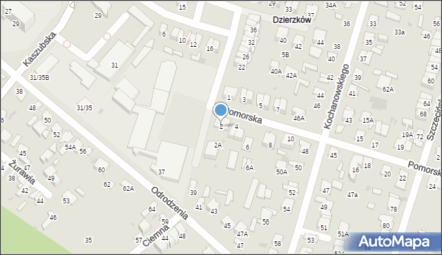 Radom, Pomorska, 2, mapa Radomia