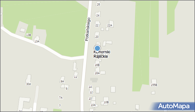 Radom, Potkańskiego Karola, 16, mapa Radomia