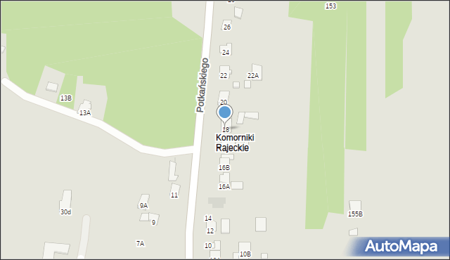 Radom, Potkańskiego Karola, 18, mapa Radomia