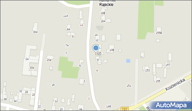 Radom, Potkańskiego Karola, 8, mapa Radomia