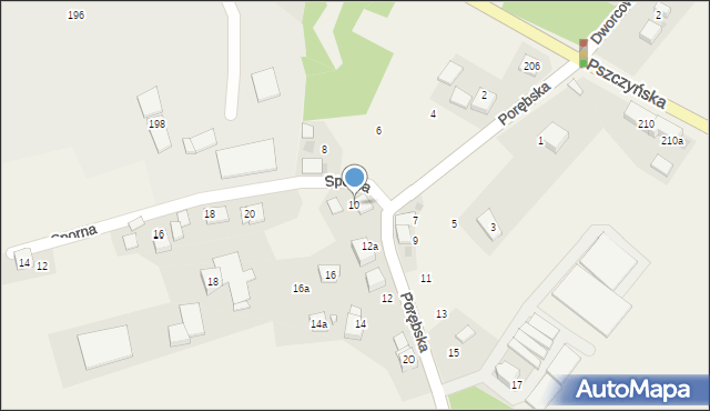 Radostowice, Porębska, 10, mapa Radostowice