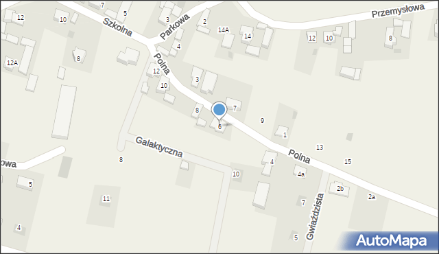 Radwanice, Polna, 6, mapa Radwanice