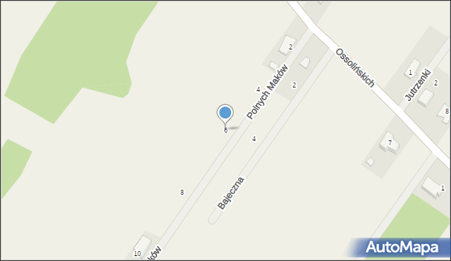 Radziejowice, Polnych Maków, 6, mapa Radziejowice