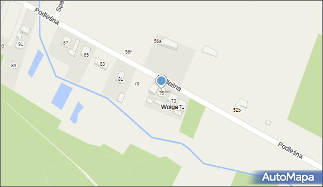 Radziwiłłów, Podleśna, 75, mapa Radziwiłłów