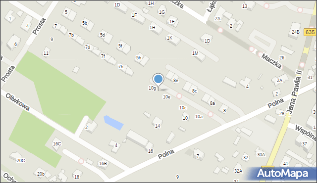 Radzymin, Polna, 10f, mapa Radzymin