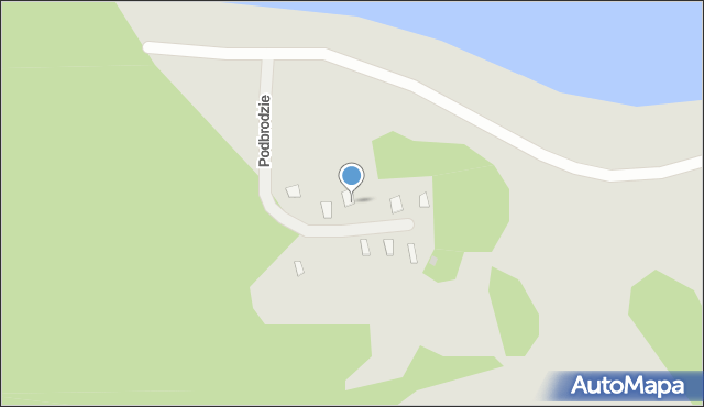 Rajgród, Podbrodzie, 5, mapa Rajgród