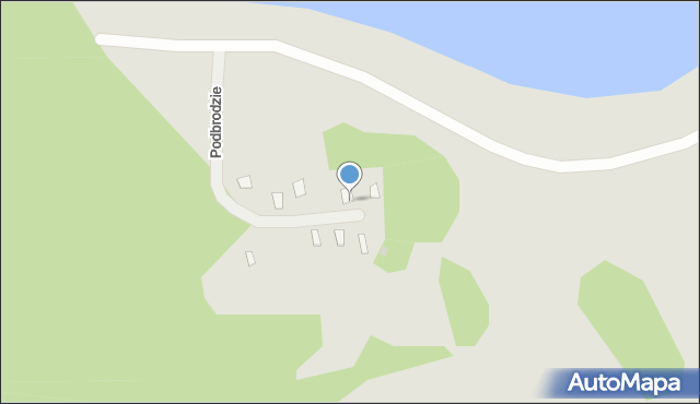 Rajgród, Podbrodzie, 9, mapa Rajgród