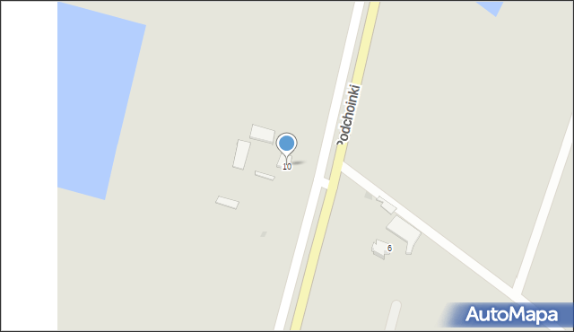 Rajgród, Podchoinki, 10, mapa Rajgród