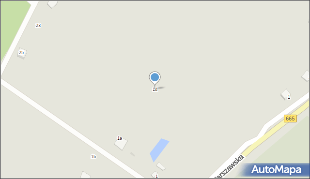Rajgród, Podchoinki, 1d, mapa Rajgród