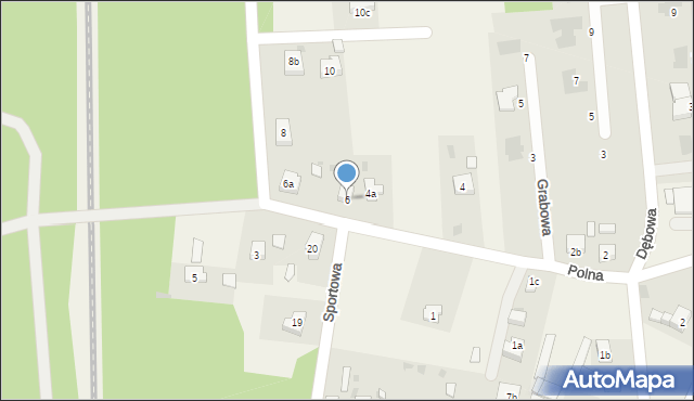 Raszówka, Polna, 6, mapa Raszówka