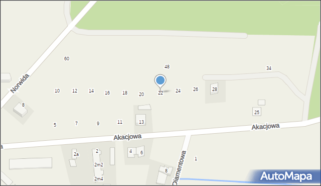 Rasztów, Popiełuszki Jerzego, bł. ks., 22, mapa Rasztów