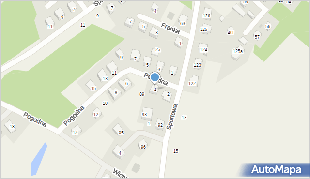 Rąty, Pogodna, 4, mapa Rąty