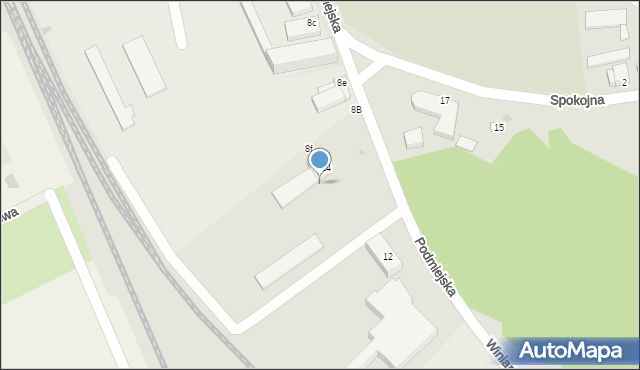 Rawicz, Podmiejska, 10, mapa Rawicz