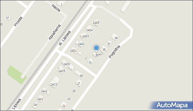Reda, Pogodna, 33, mapa Reda