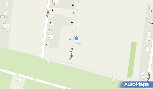 Rędziny, Pogodna, 15, mapa Rędziny