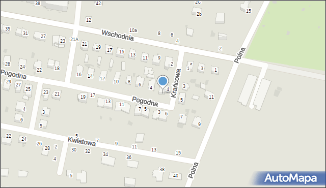 Rejowiec Fabryczny, Pogodna, 2, mapa Rejowiec Fabryczny