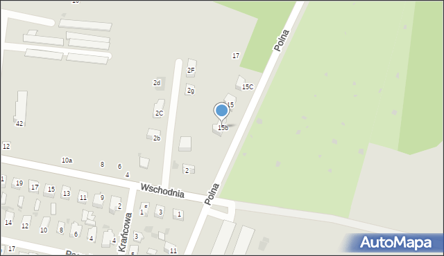 Rejowiec Fabryczny, Polna, 15b, mapa Rejowiec Fabryczny