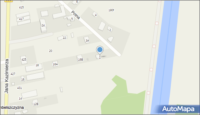 Rembelszczyzna, Polna, 1, mapa Rembelszczyzna