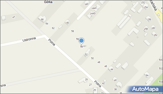 Rembelszczyzna, Polna, 54, mapa Rembelszczyzna