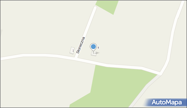 Reskowo, Podgórna, 14, mapa Reskowo