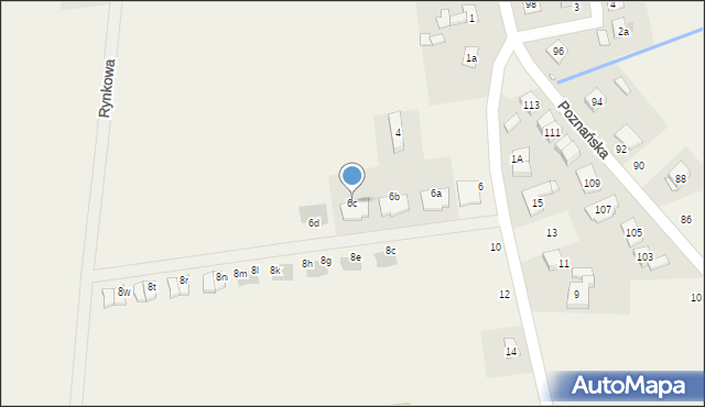 Rogierówko, Polna, 6c, mapa Rogierówko