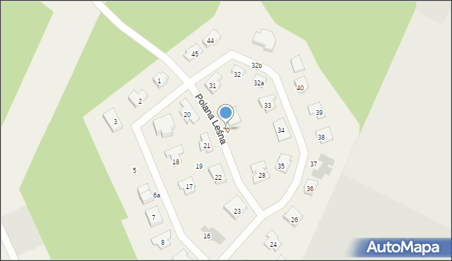 Rokitki, Polana Leśna, 30, mapa Rokitki