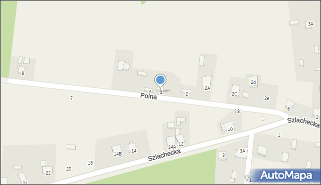 Rokitno Szlacheckie, Polna, 4, mapa Rokitno Szlacheckie