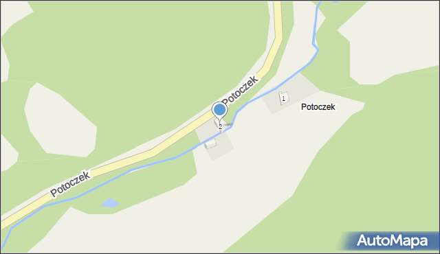 Rościszów, Potoczek, 2, mapa Rościszów