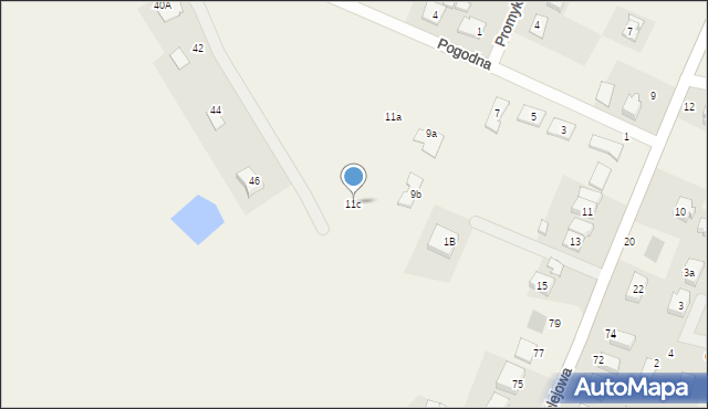 Rostworowo, Pogodna, 11c, mapa Rostworowo