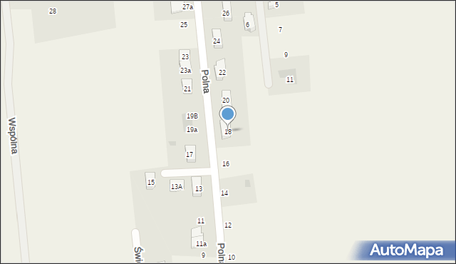 Roszkowo, Polna, 18, mapa Roszkowo